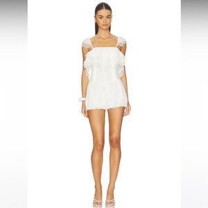 NWOT! Tularosa Marisa Romper in Vanilla Ivory